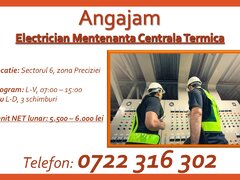 Electrician mentenanta Centrala Termica